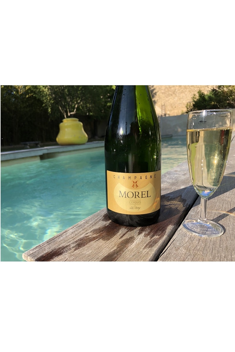 Champagne Morel Exquis piscine